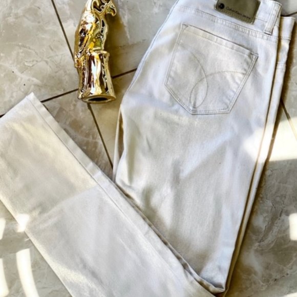 Calvin Klein metallic coated skinny jeans - Picture 2 of 5